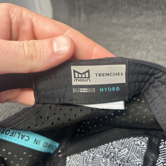 Melin Trenches Icon Hydro SnapBack Hat Black Grey OSFA - Picture 5 of 5